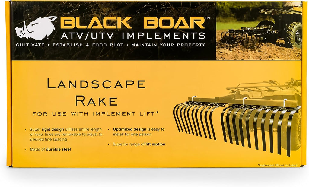 Black Boar ATV/UTV Landscape Rake O770514