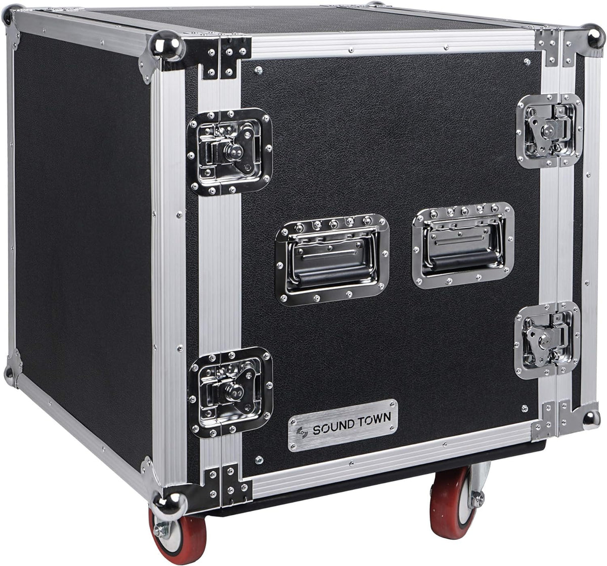 6U PA/DJ Rack Case with 17" Depth Plywood Metal Ball Corners U70376
