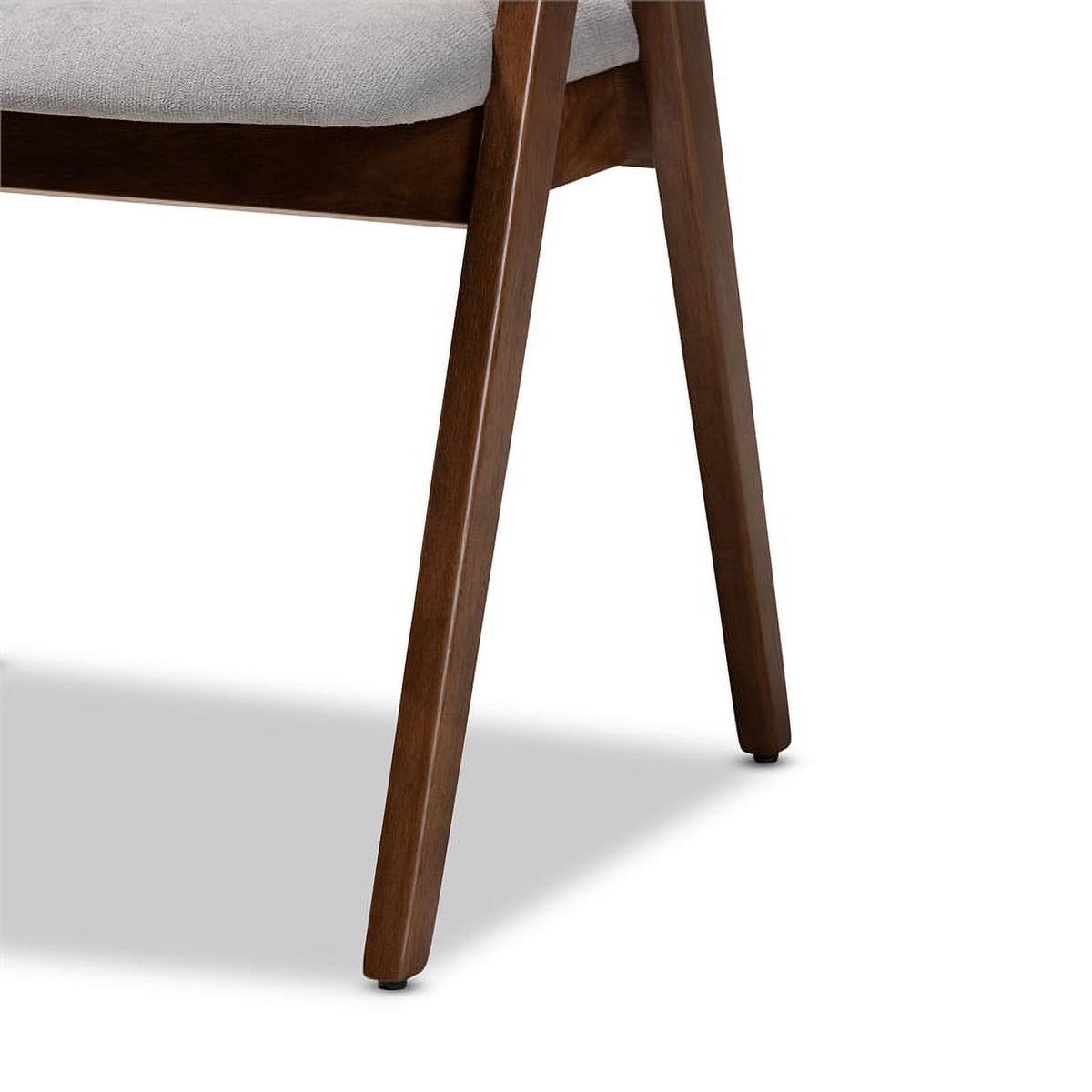 Grey and Brown Finished Wood 2-Piece Dining Chair Set Y643362