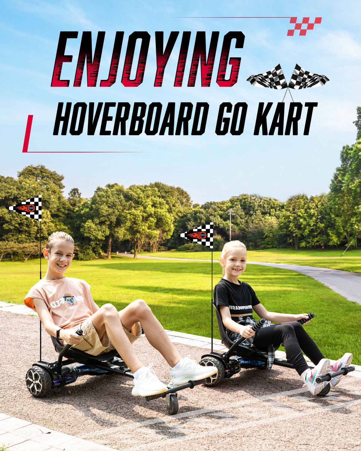 Black Hoverboard Seat Attachment S741
