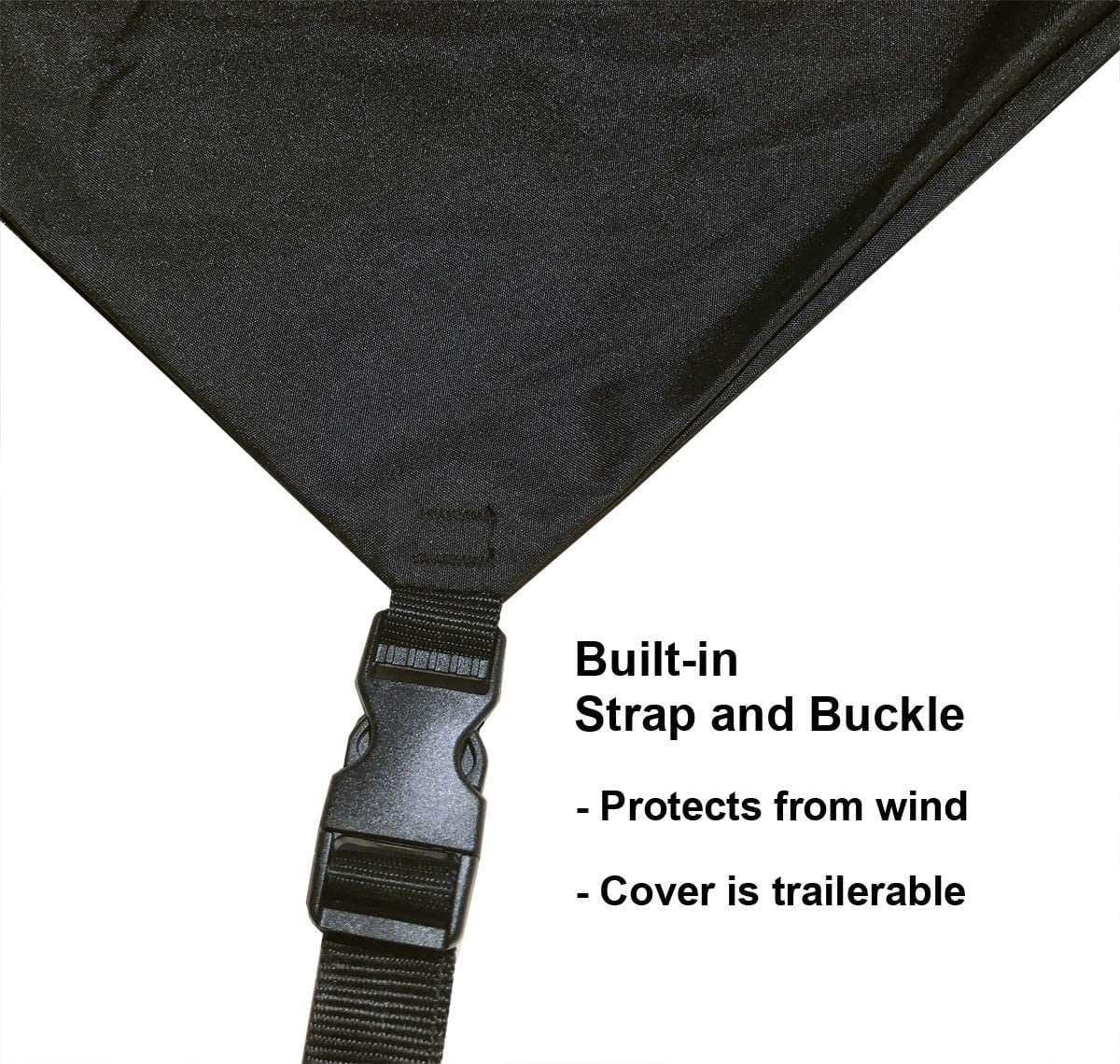 Snowmobile Cover with Built-in Securing Straps and Storage Bag U117121