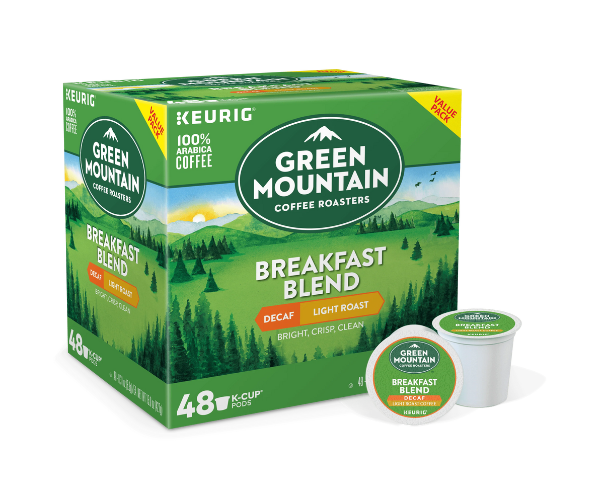 Light Roast Decaf Coffee K-Cup Pods 48 Count X3882