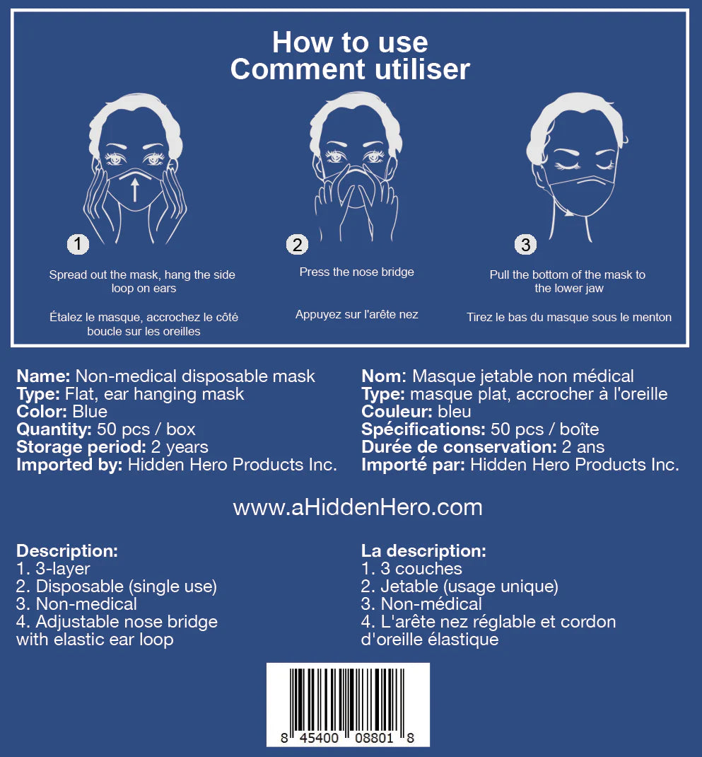 Disposable Face Mask 50-pcs K10108