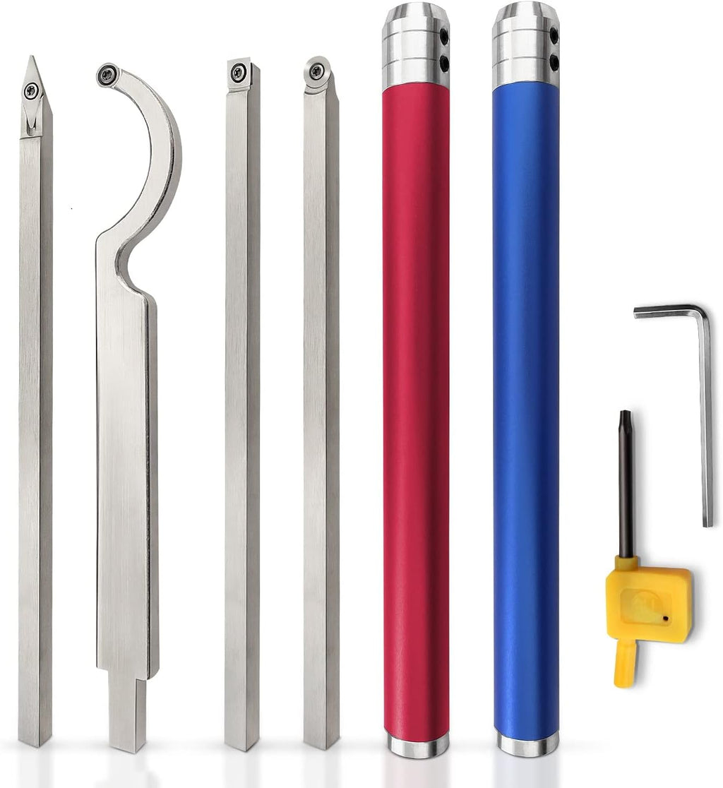 Carbide Lathe Turning Tools, 20 Full Size Woodturning Tools, Alloy Tool Set Z4596