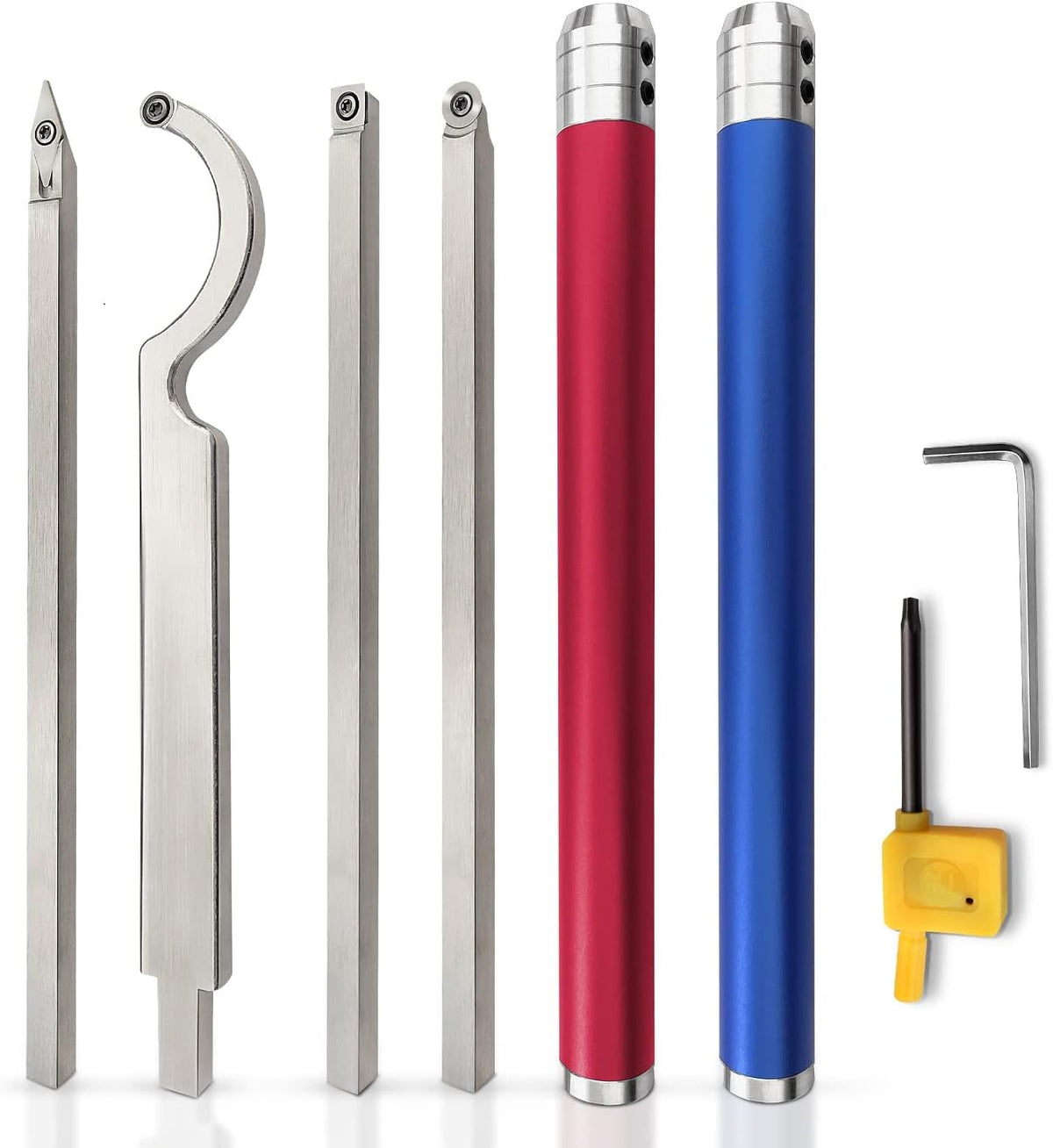 Carbide Lathe Turning Tools, 20 Full Size Woodturning Tools, Alloy Tool Set Z4596