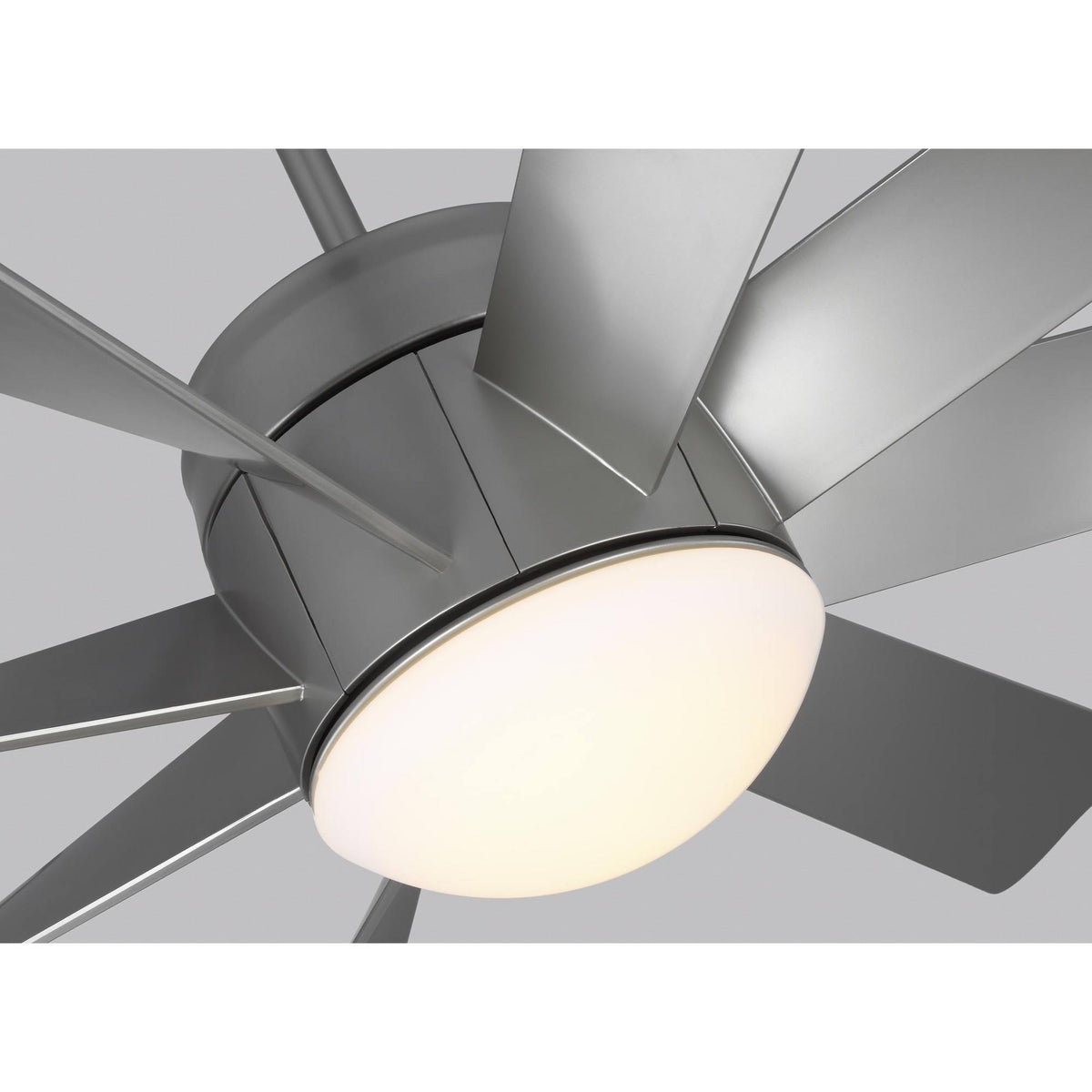 56x22 LED Ceiling Fan Brushed Steel J3561