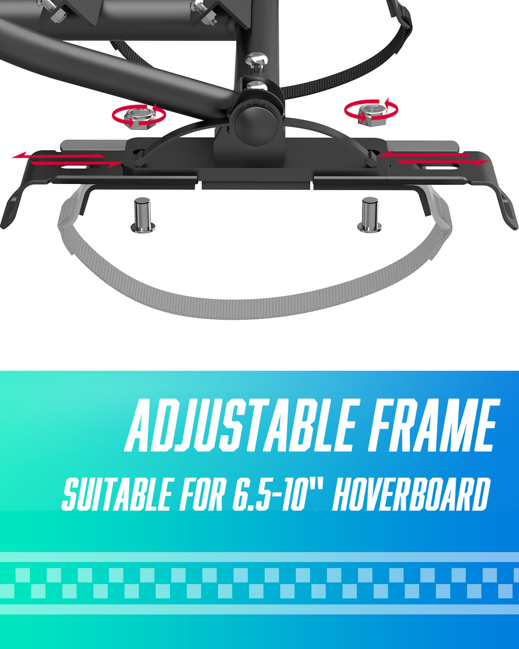 Black Hoverboard Seat Attachment S741