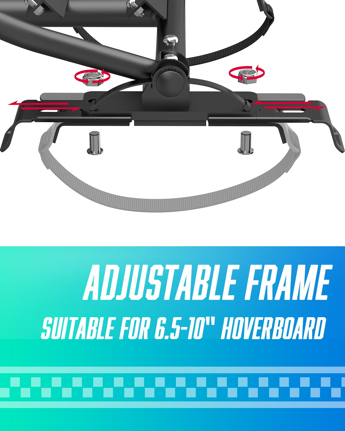 Black Hoverboard Seat Attachment S741