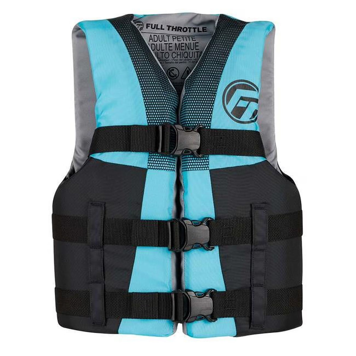 Aqua & Black Teen Nylon Life Jacket M185470