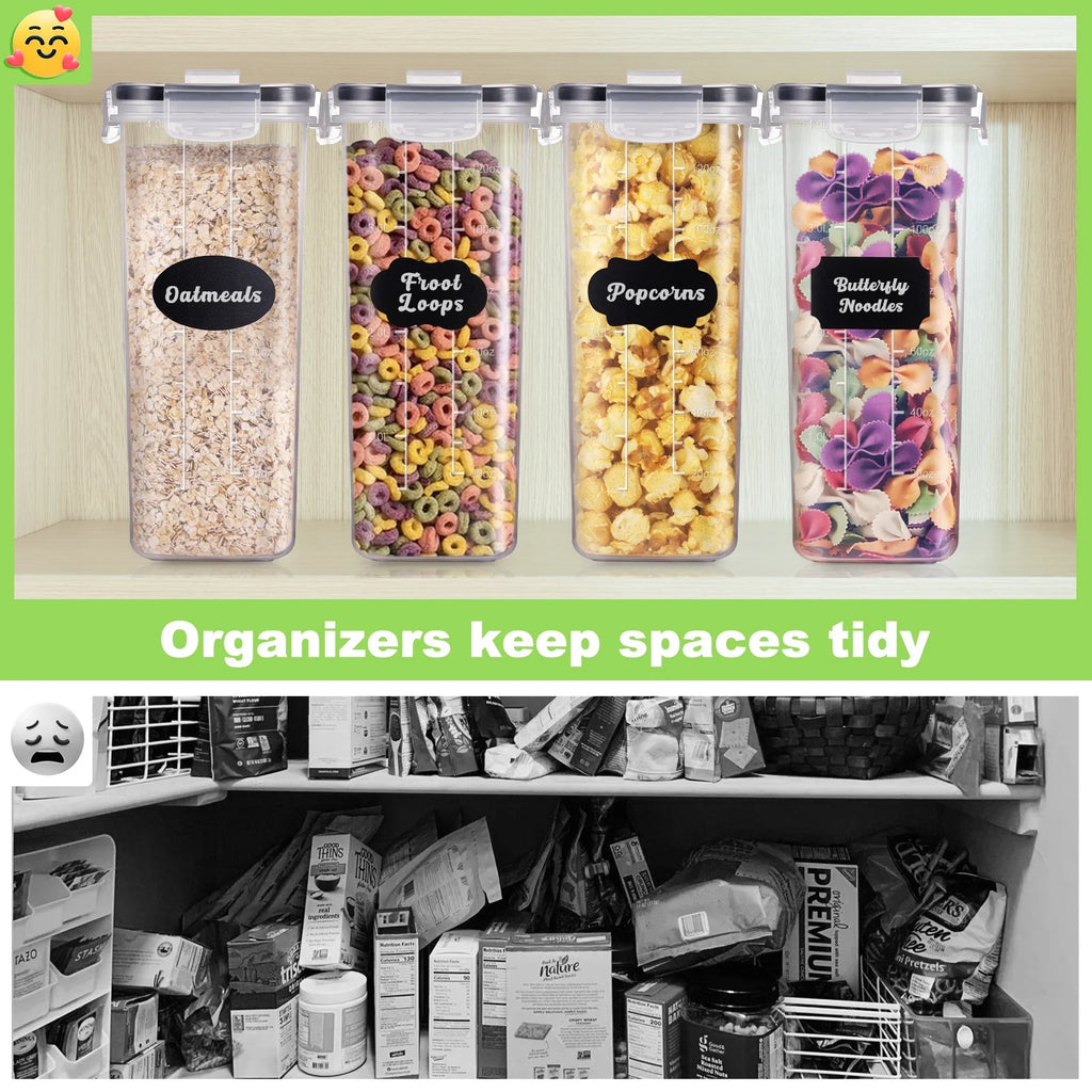 Airtight Plastic Food Storage Containers with Lids W9086