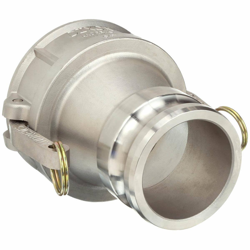 4 inch x 3 inch Stainless Steel Cam and Groove Reducing Coupler x Adapter T182