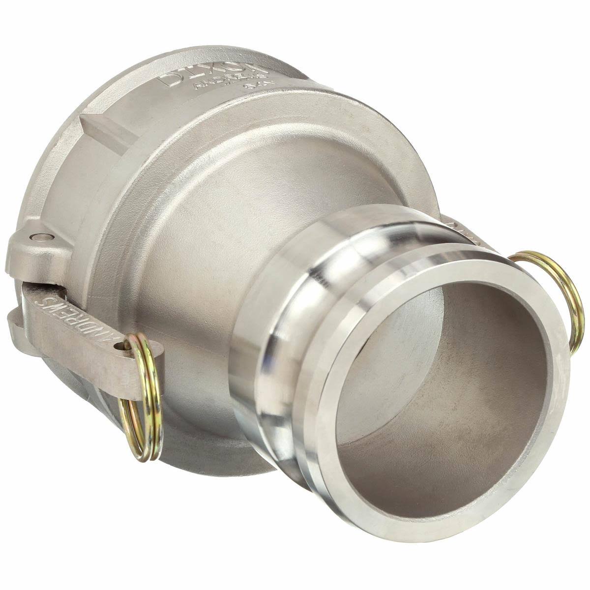 4 inch x 3 inch Stainless Steel Cam and Groove Reducing Coupler x Adapter T182