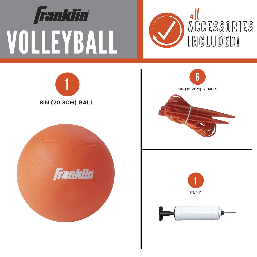 Volleyball Set with Portable Net and Ball A88642