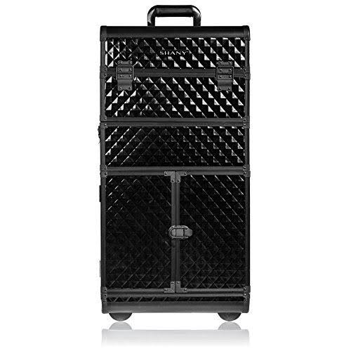 Gold Rolling Train Case Trolley Case V599