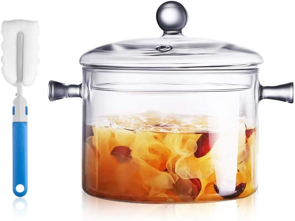 1.5 Liter Glass Saucepan with Cover A707