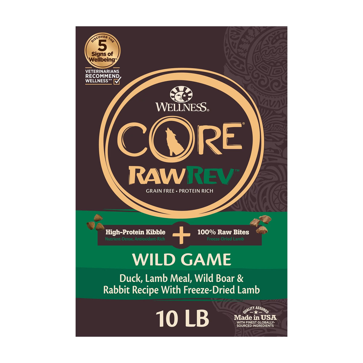 Grain Free Dry Dog Food with Freeze Dried Lamb, 10-Pound Bag C246431