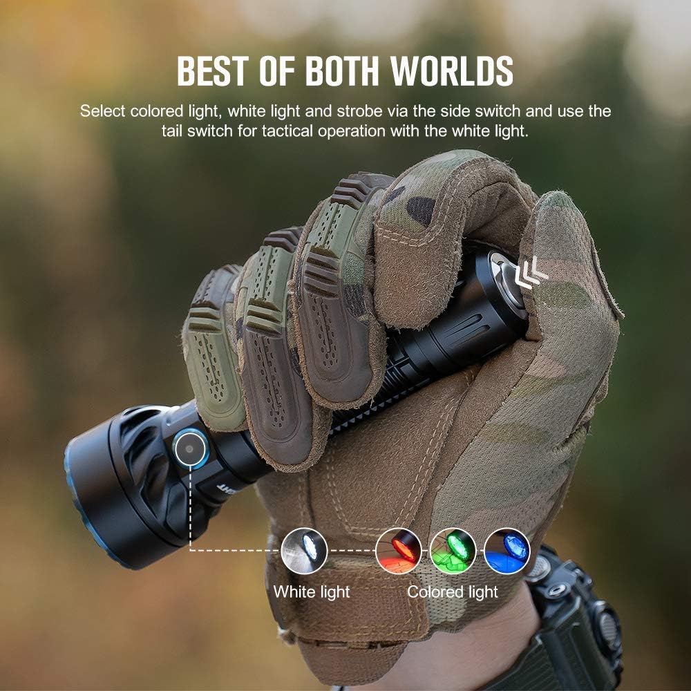 1750 Lumens Multi-Color Tactical Flashlight B468