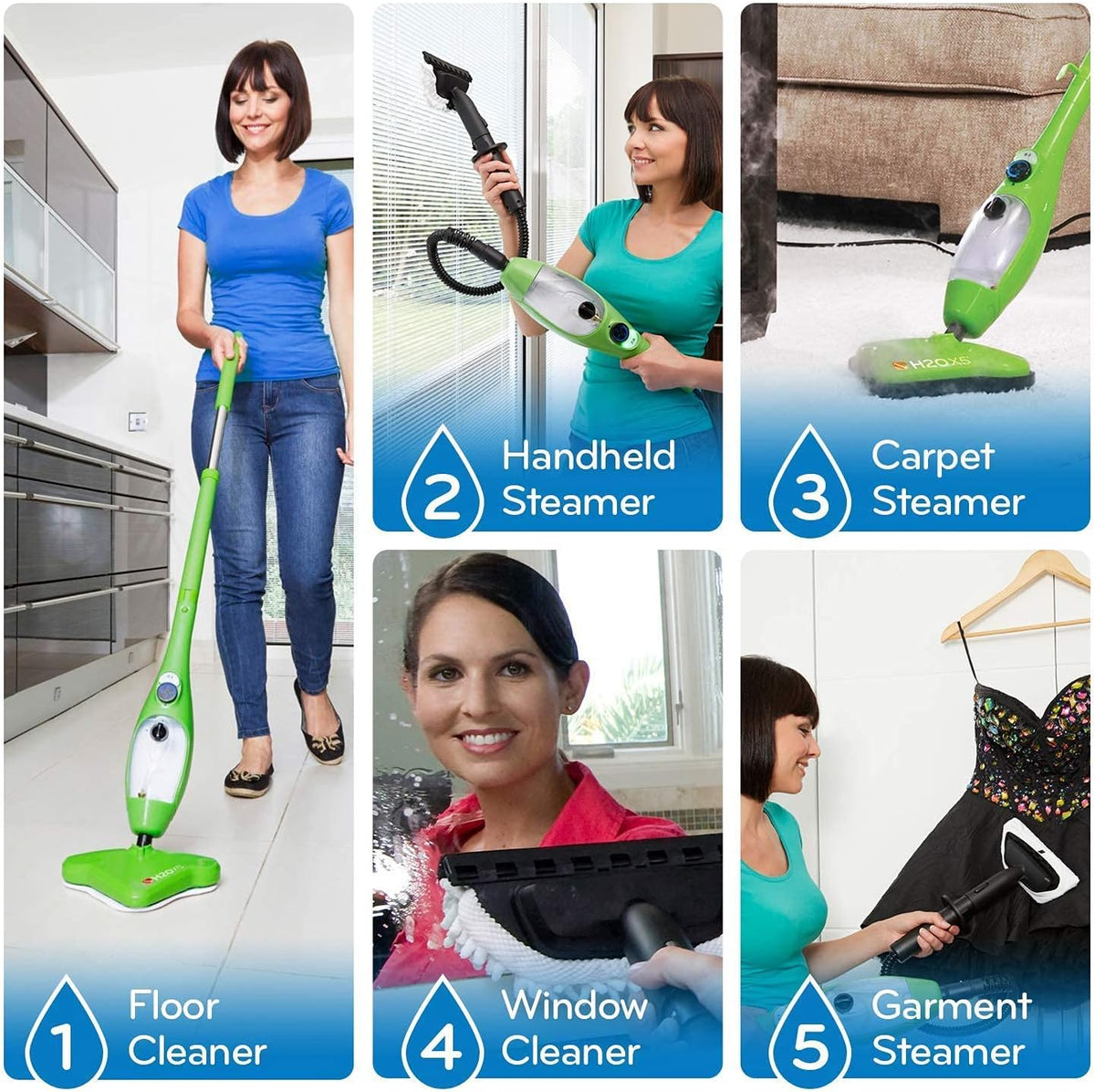 17 Piece Accessory Kit Hand Held Steam Cleaner L260596