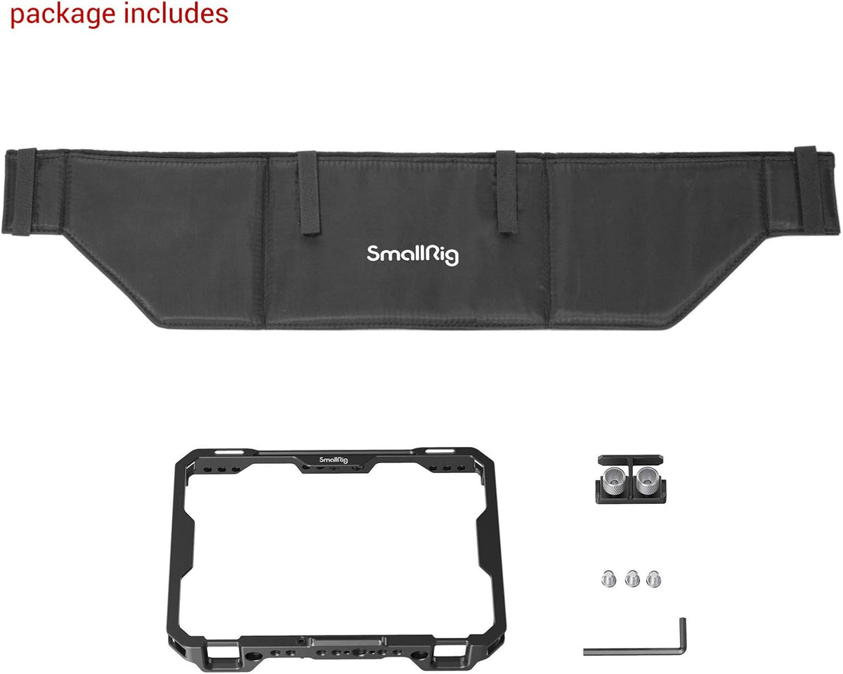 Cage with Sun Hood and HDMI Clamp for Blackmagic Design Video Assist 7 H206694