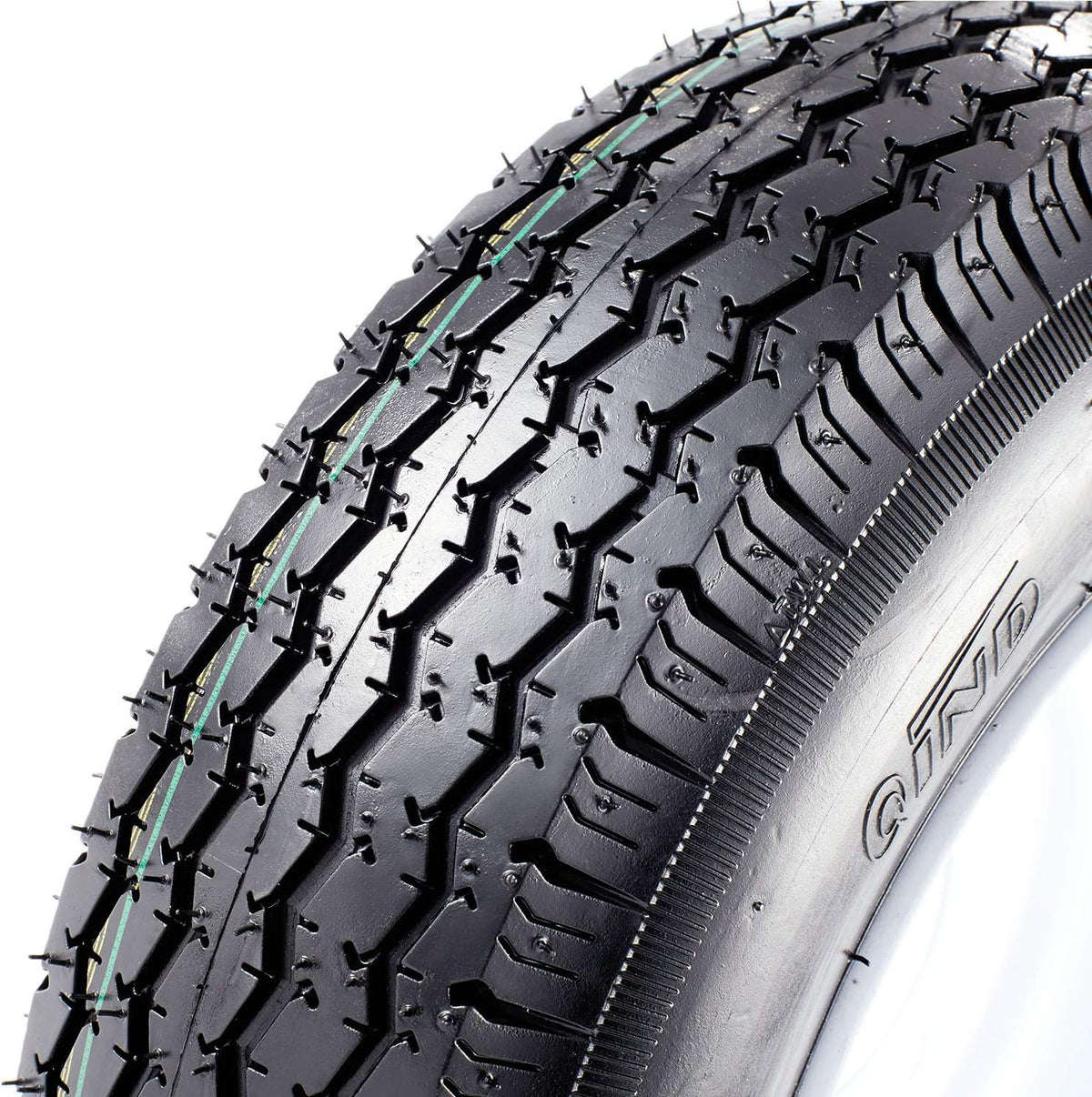 2PCS Trailer Tires & Rims 4.80-8 6PR 4 Lug on 4" Wheel White Spoke A820