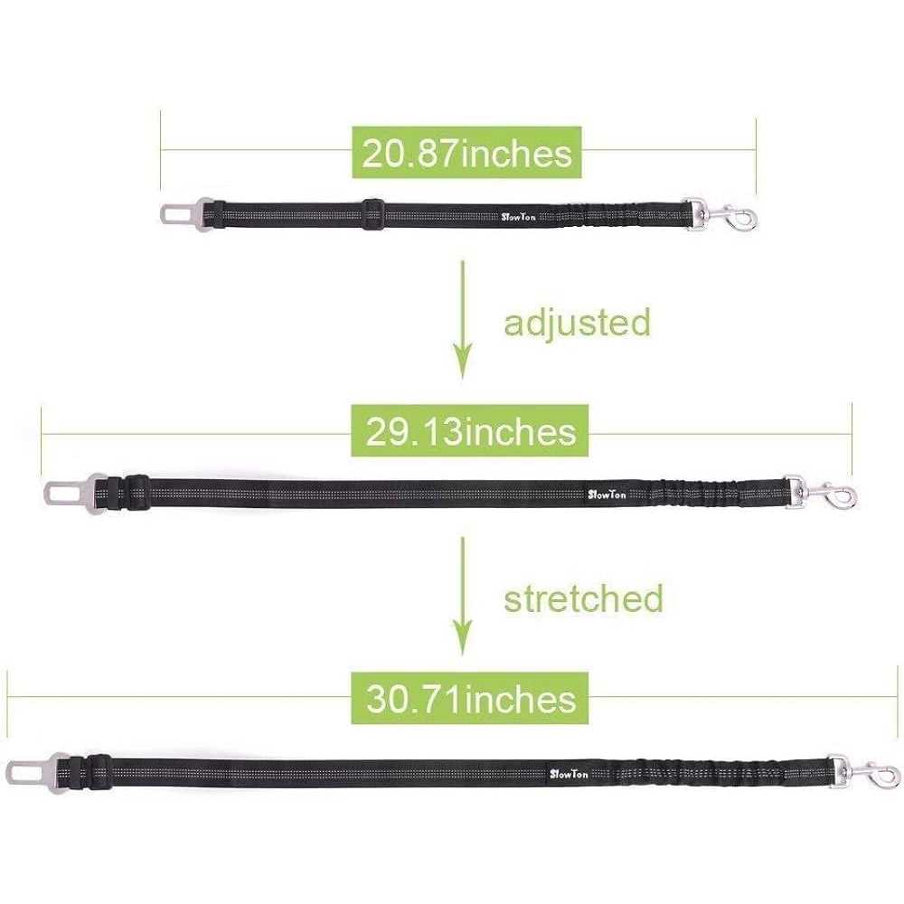Adjustable Mesh Dog Car Harness Seat Belt Set Z358251