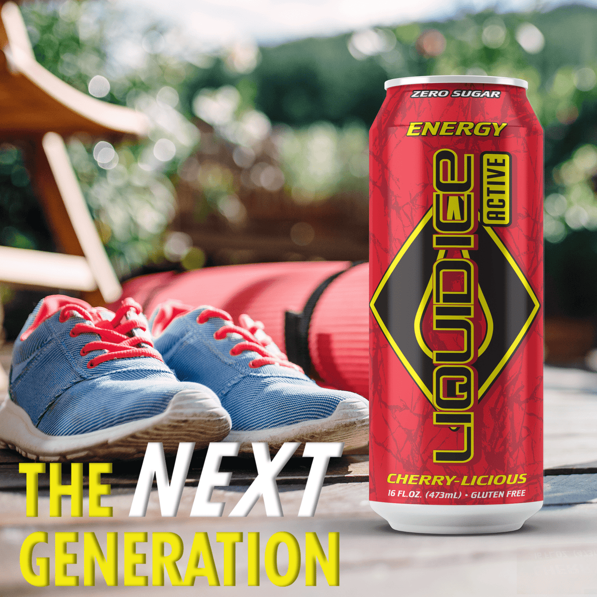 Cherry-Licious Energy Drink, 16 Oz Cans (12 Pack) G557