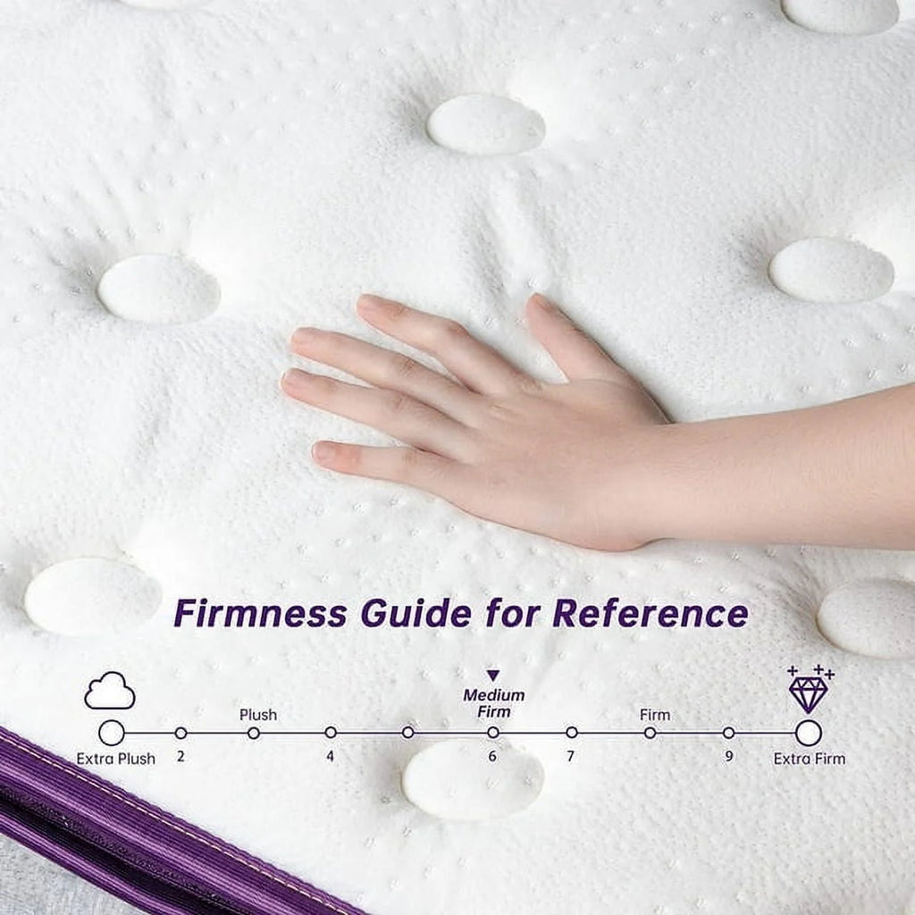 Full Size 10 inch Pocket Pillow Top Memory Foam Mattress K69093