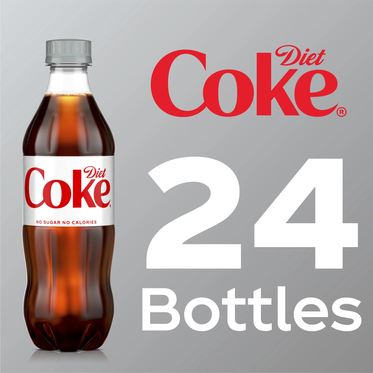 Diet Coke Soda Soft Drink, 16.9 fl oz, 24 Pack S34633