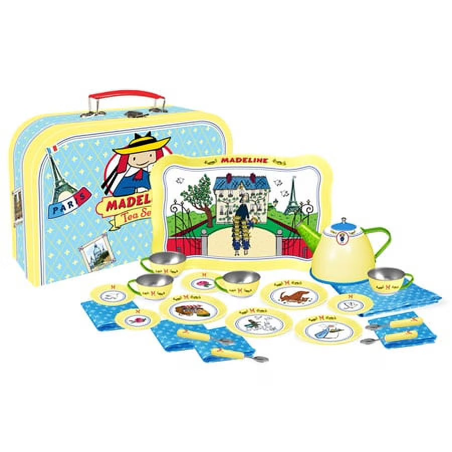 24 Piece Tin Tea Set V56677