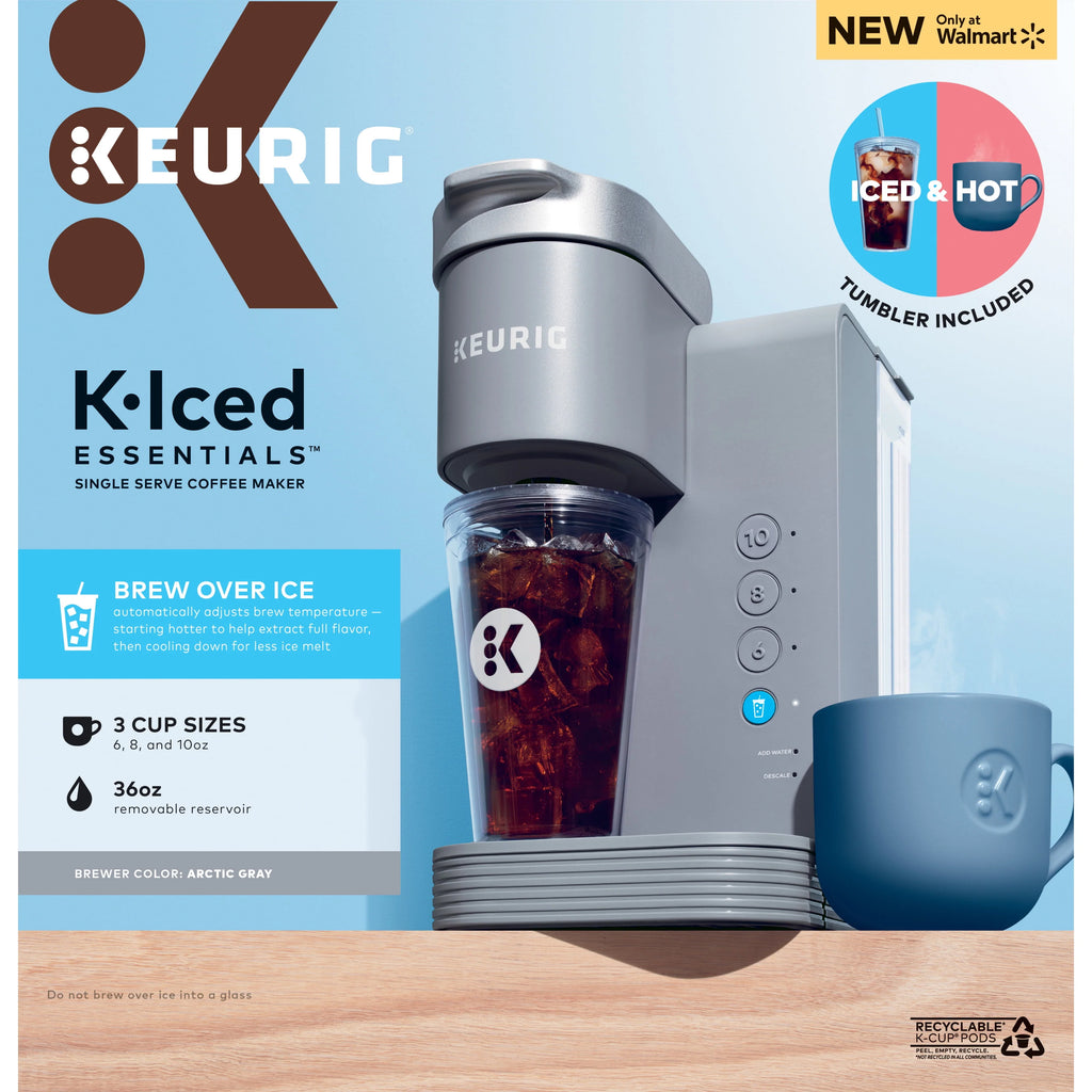 Gray Single-Serve K-Cup Pod Coffee Maker P20363