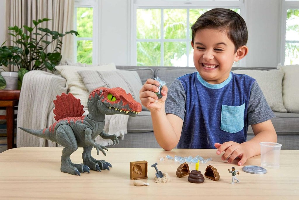 Spinosaurus Dinosaur Action Figure & Sand & Gel & Dough C1887