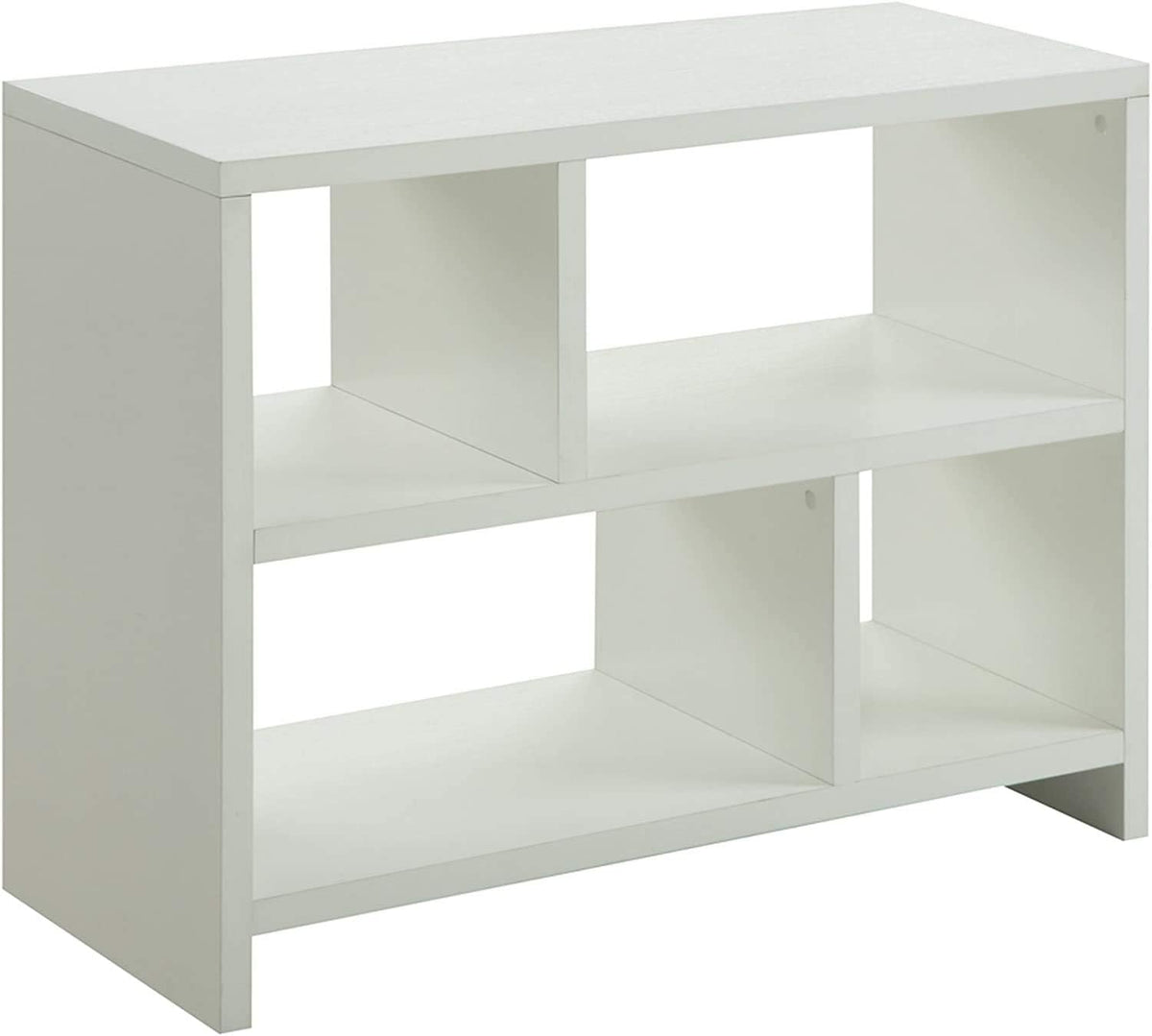 White Console Bookcase L3259