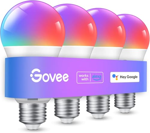 Color Changing Smart LED Light Bulbs 4 Pack F79107
