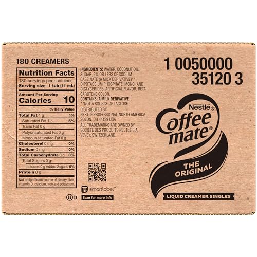 French Vanilla Liquid Creamer Singles, Box of 180 X590