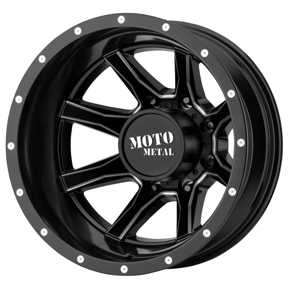 Satin Black Milled 17x6.5 8x200 Wheel J750