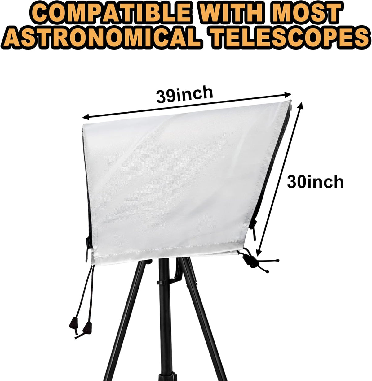 Outdoor Waterproof Astronomical Telescope Cover with Adjustable Drawstring C9853