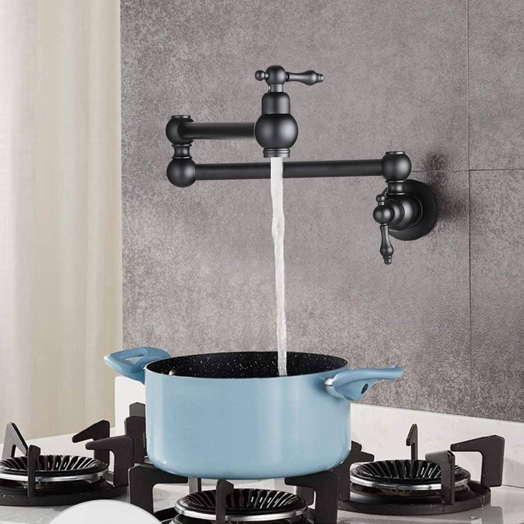 Blue Wall Mount Pot Filler Faucet A69330