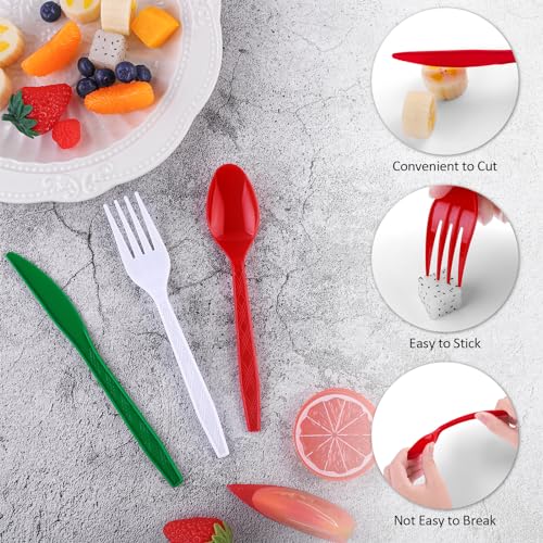 360 Pcs Disposable Plastic Flatware Set A497