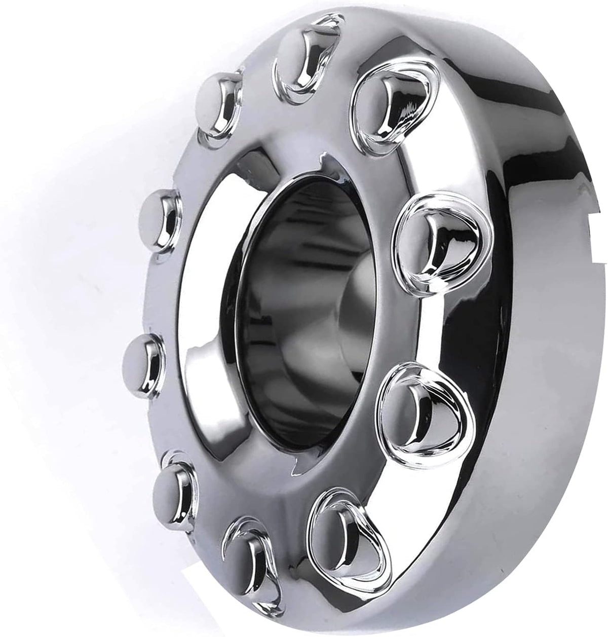 Front 10 Lug Chrome Wheel Center Hub Cap A432