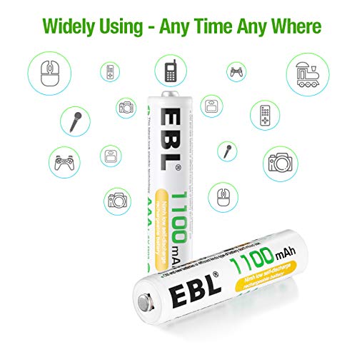 AAA Rechargeable Batteries 24 Counts Ni-MH 1100mAh 1.2V S893015