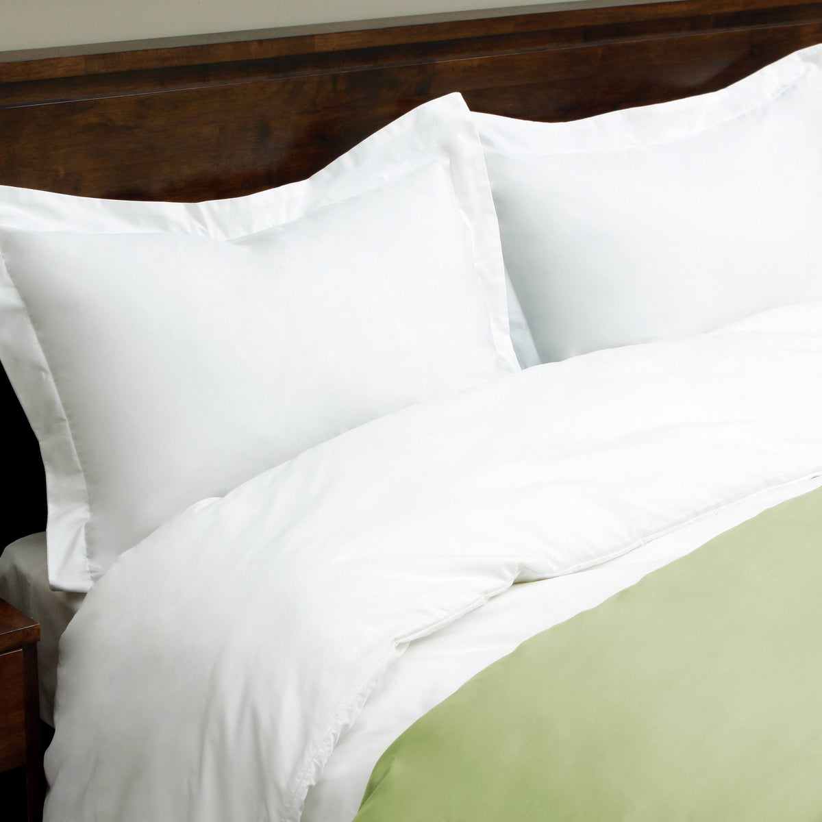 350 Thread Count Cotton Percale Duvet Cover Set Purple Q84443