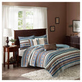 Blue 6 Piece Quilted Coverlet Set K7667