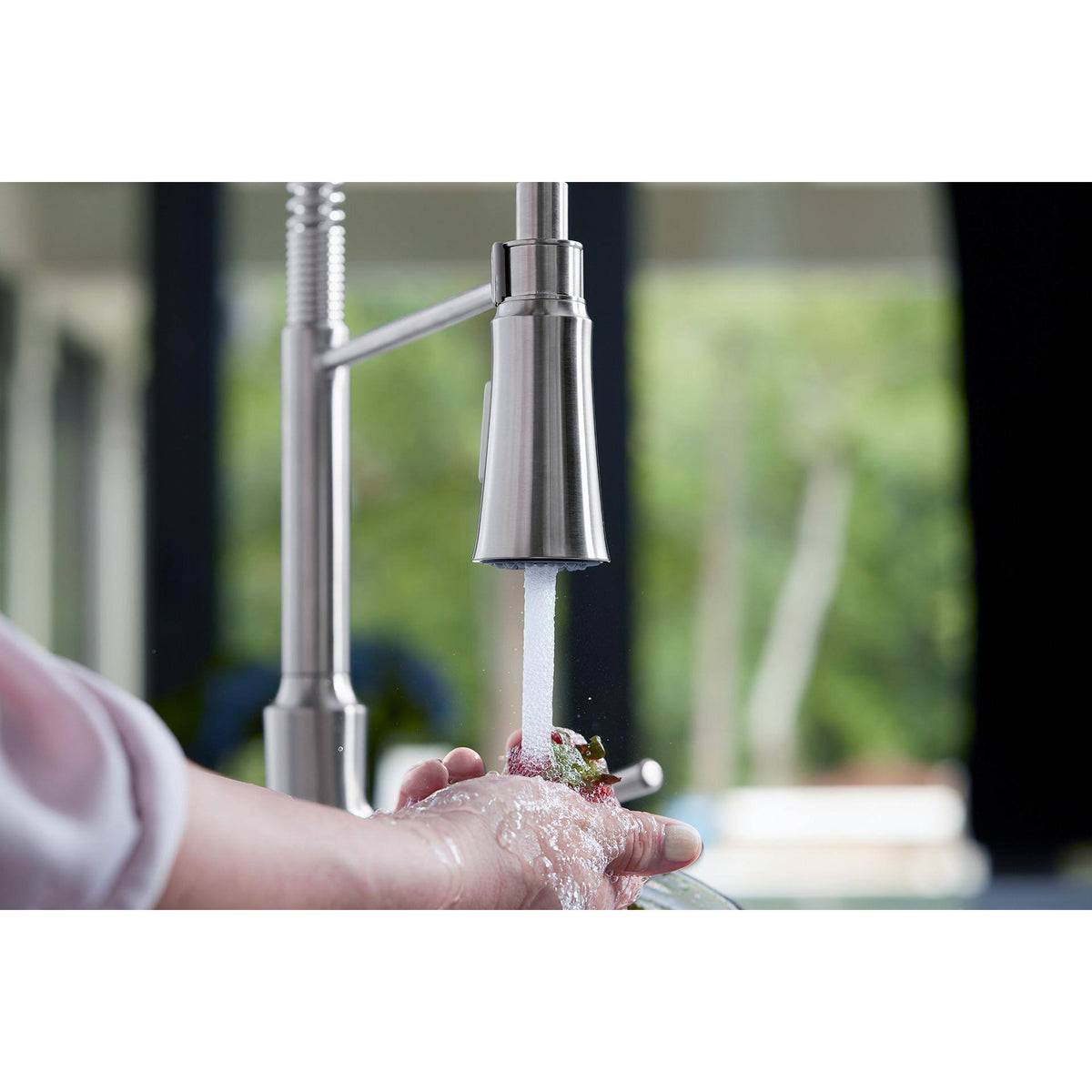 Steel Optic Kitchen Faucet H500