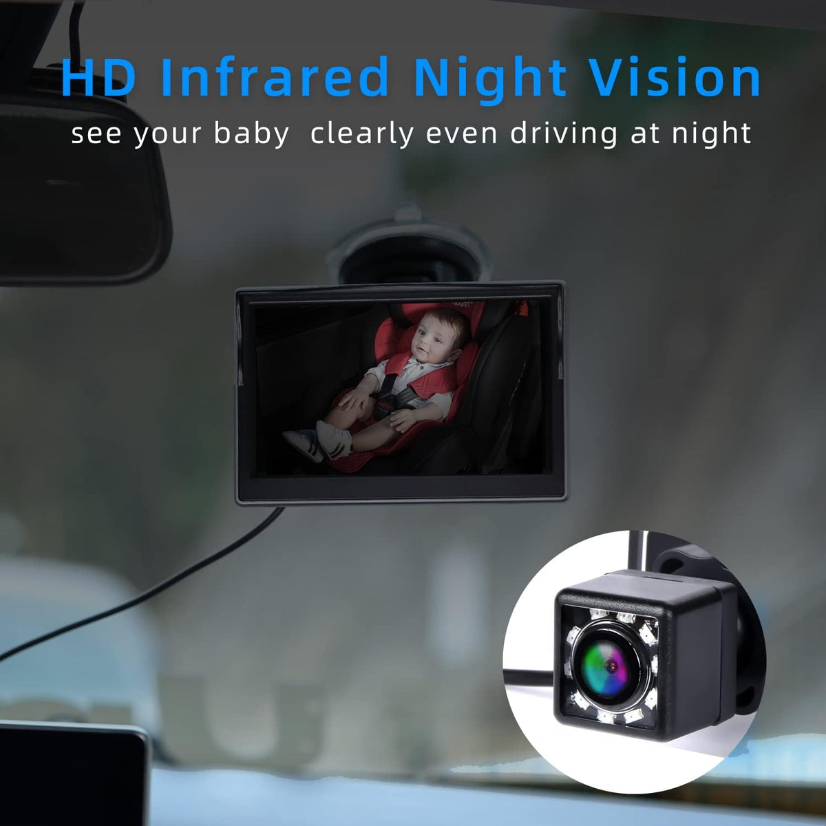 Baby Car Camera with Night Vision R3840