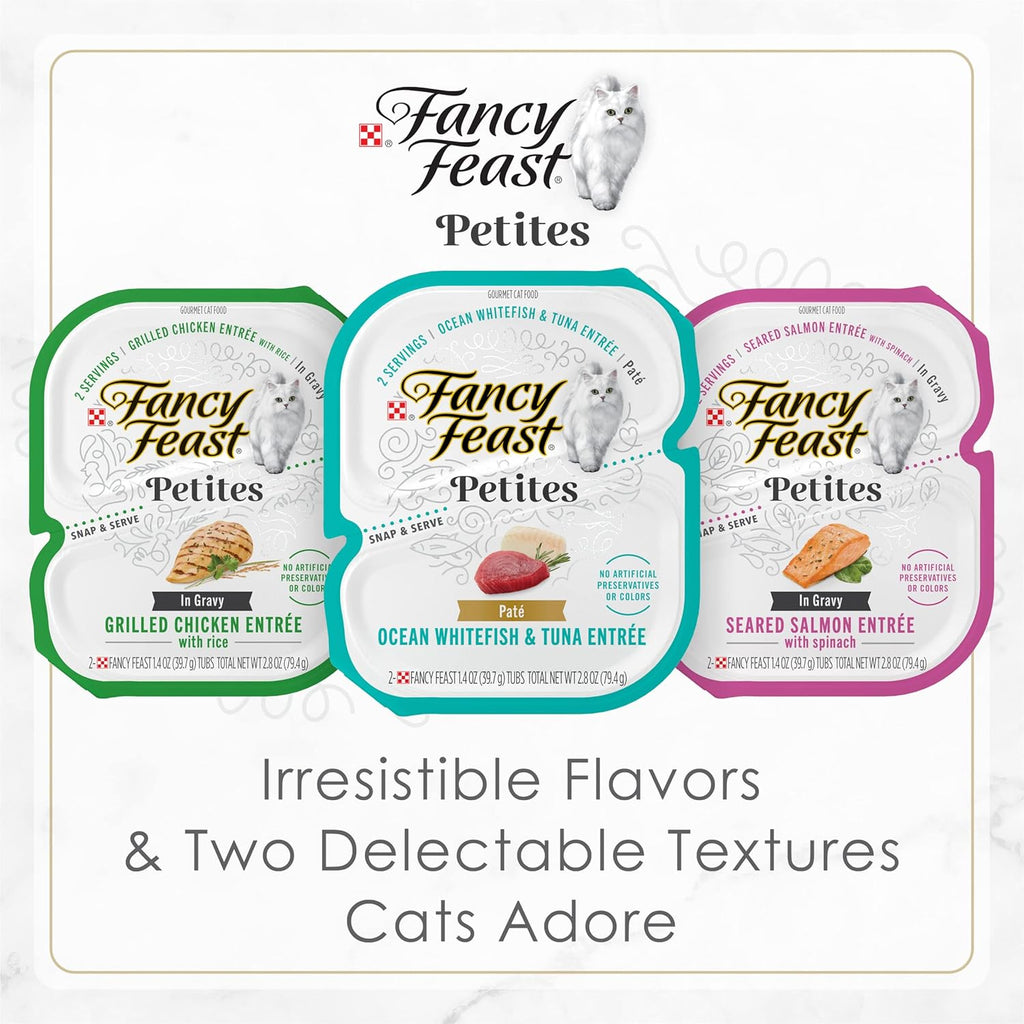 Petites Turkey & Sweet Potato Entree Wet Cat Food, Pack of 12, 2.8 oz. Tubs L630953