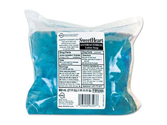 Trans Blue 800ml Antibacterial Soap Refill, 12-carton W821