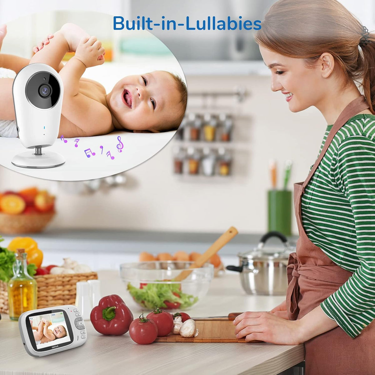 Baby Monitor with Camera and Audio L512061