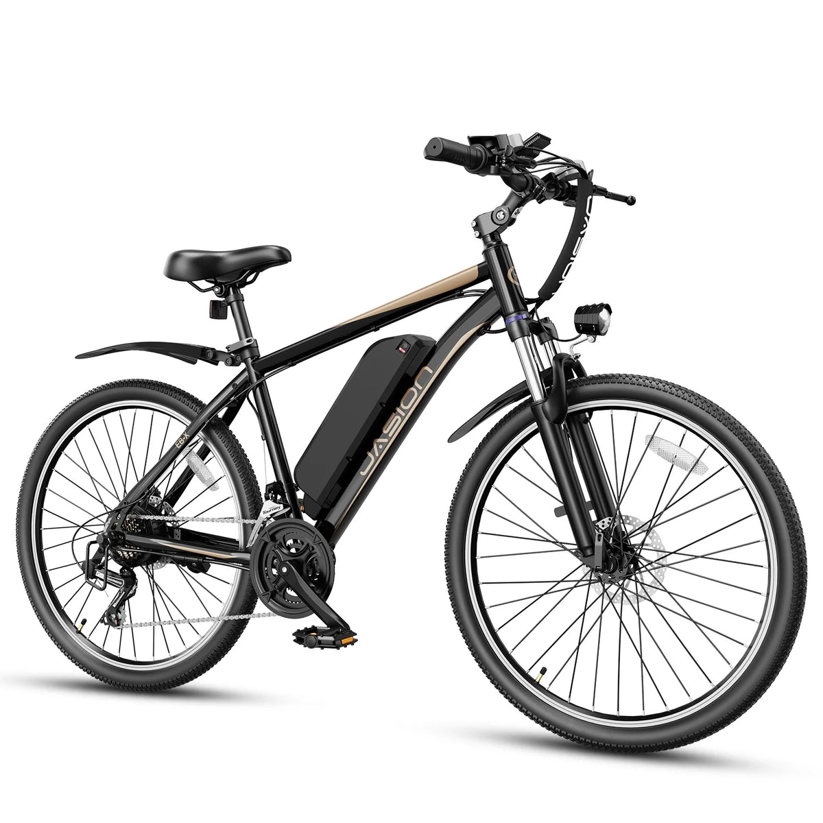 26 Electric Bike with 500W Brushless Motor, 36V 12.5Ah Removable Battery, 21 Speed Gear, Front Fork Suspension R4314