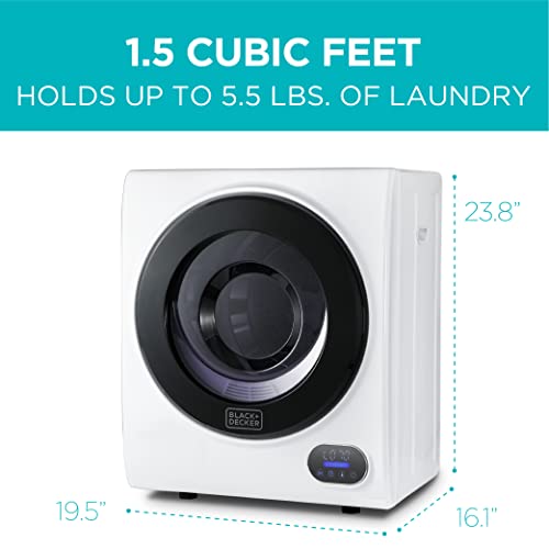 Compact Dryer 4 Modes 13.2 lbs. White A276