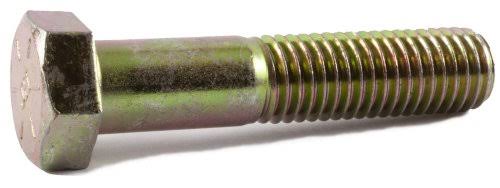 8 x 6 Grade 8 Hex Cap Screw Yellow Zinc Plated (25) V2508